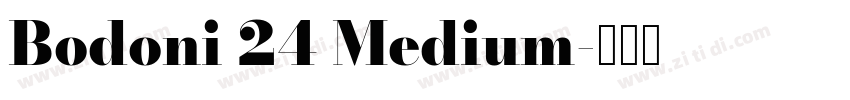 Bodoni 24 Medium字体转换